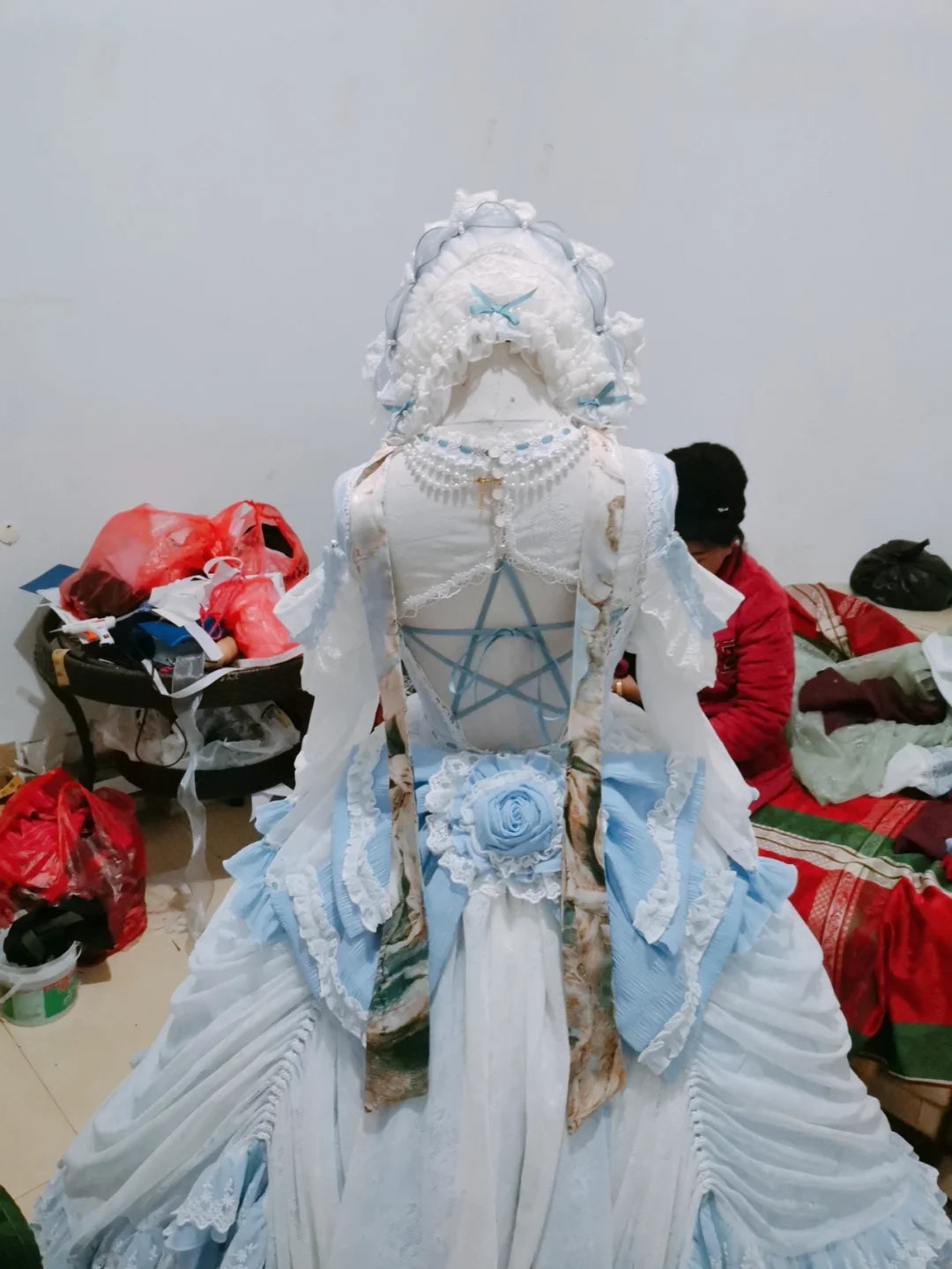 Blue Gothic Lolita Dress Cosplay Costume – Hachimicos